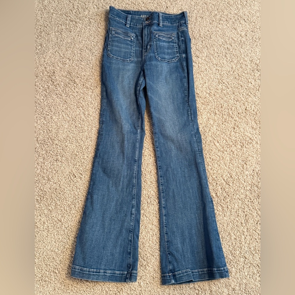 America Eagle Jeans Size 4 Long